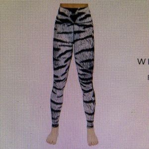 Kali by Miami Fitwear White Tiger Legging - M